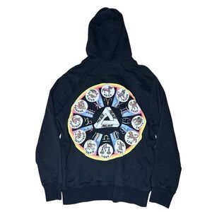 Palace Black Zodiac Hoodie Medium